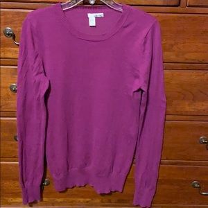 Fuchsia Sweater size XL very soft and stretchy